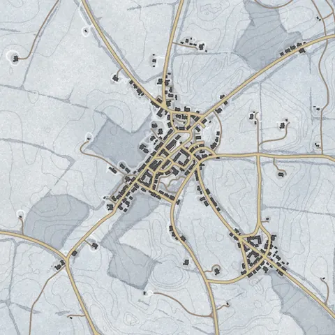 Carte tactique Ardennes (hiver)
