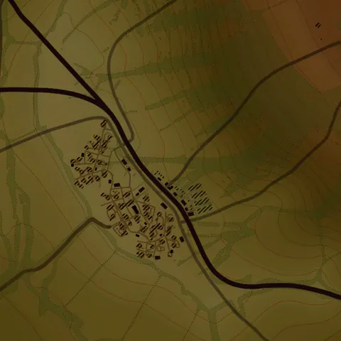 Carte tactique Saillant de feu