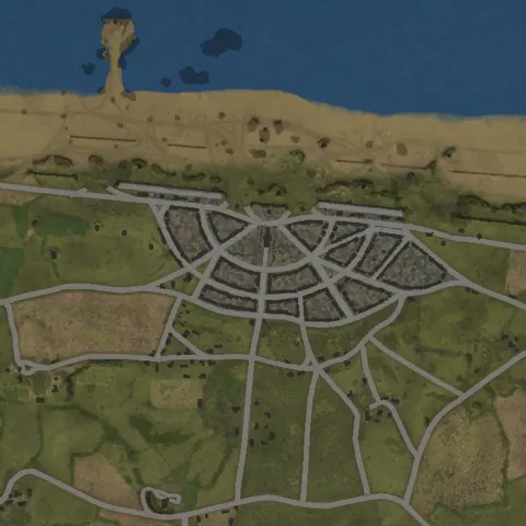 Carte tactique Normandie