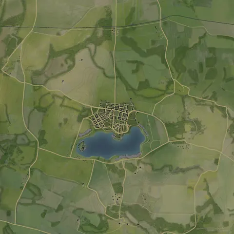 Carte tactique Champs de la Pologne
