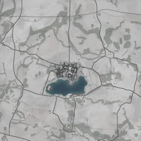 Carte tactique Champs de la Pologne (hiver)