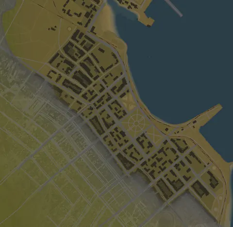 Carte tactique Port de Novorossiysk