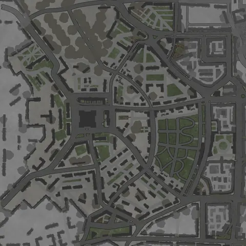 Carte tactique Traversée du Rhin
