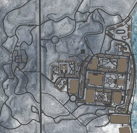 Carte tactique Seversk-13 (hiver)